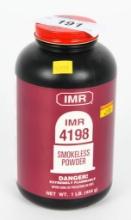 1 LB Bottle Of IMR 4198 Reloading Gun Powder