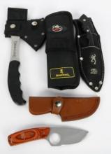 (4) Various Browning RMEF Collectible Knives;