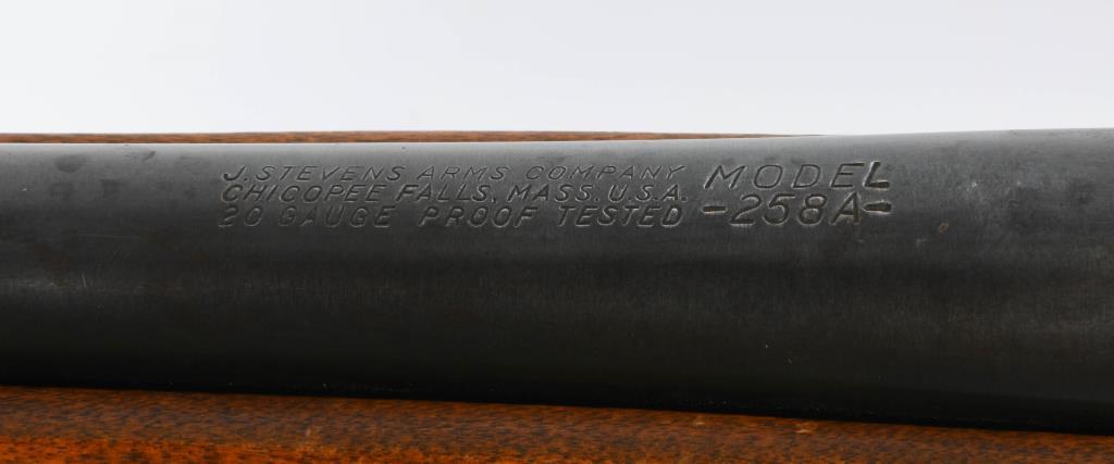 J. Stevens Model 258A Bolt Action Shotgun 20 Gauge