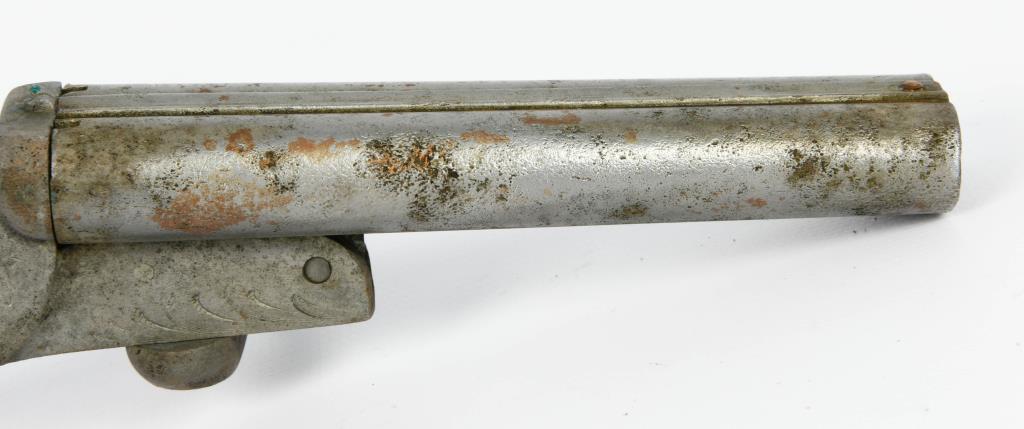 Unmarked Black Powder Double Barrel Parts Gun