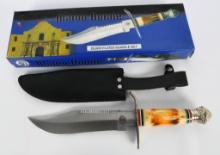NIB Chipaway Cutlery Alamo Bowie Knife W/ Sheath