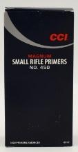 1000 CCI Magnum Small Rifle Primers #450