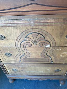 Vintage Solid Wood Chest of Drawers