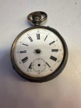 Vintage Kigne Droite Remontor Spiral Breguet Mens Pocket Watch