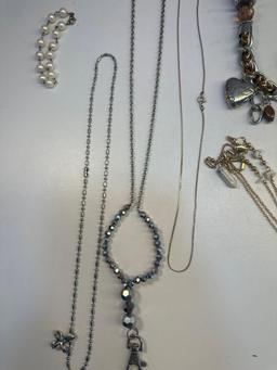 Costume Jewelry Lot, Rings, Necklaces, Earrings