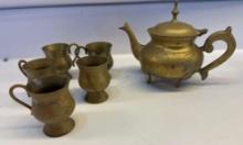 Vintage Plated Nickel Silver Tea /Coffee Pot Set