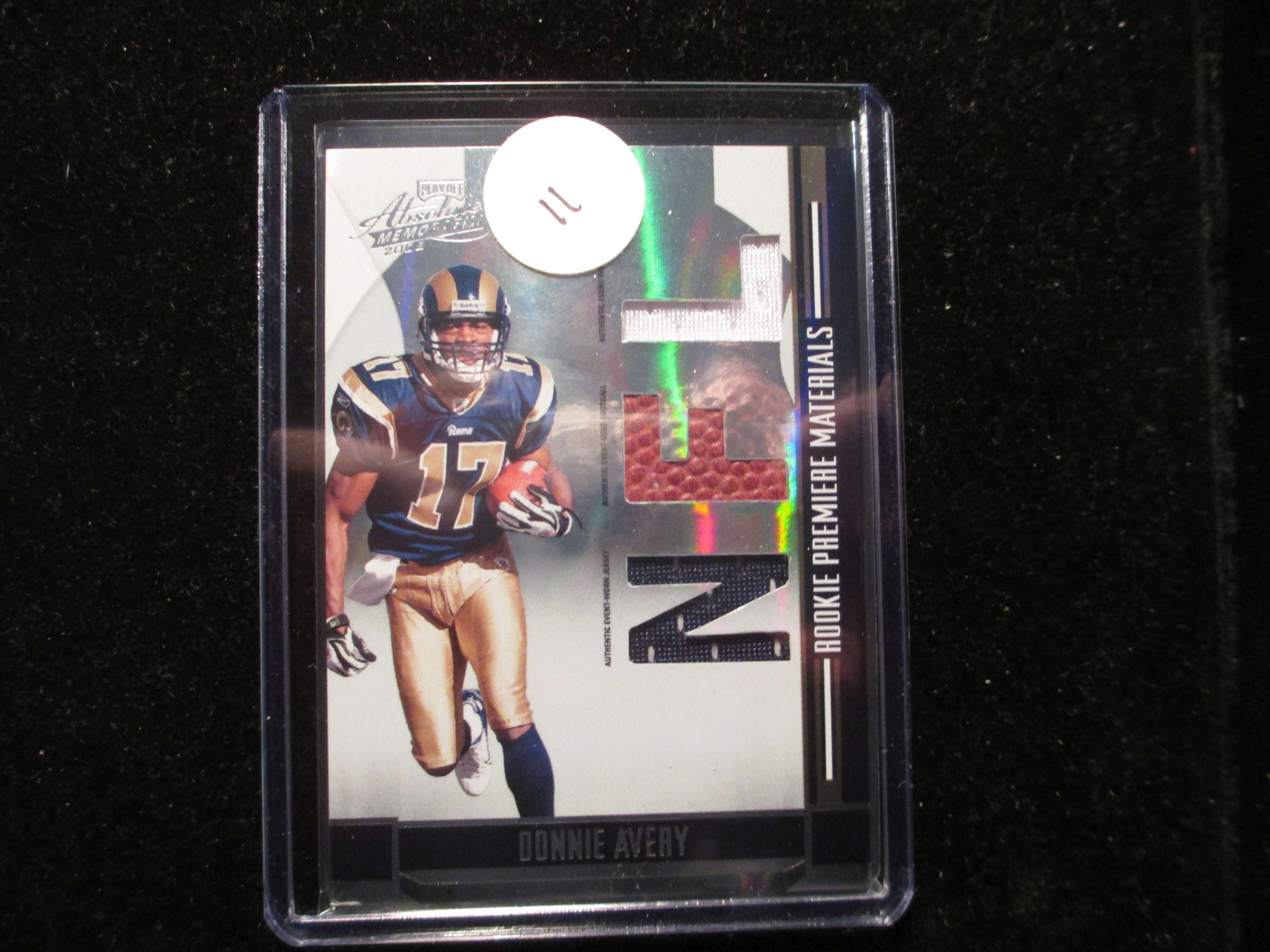 2008 Playoff Football Triple Relic Card Short Print Of 199