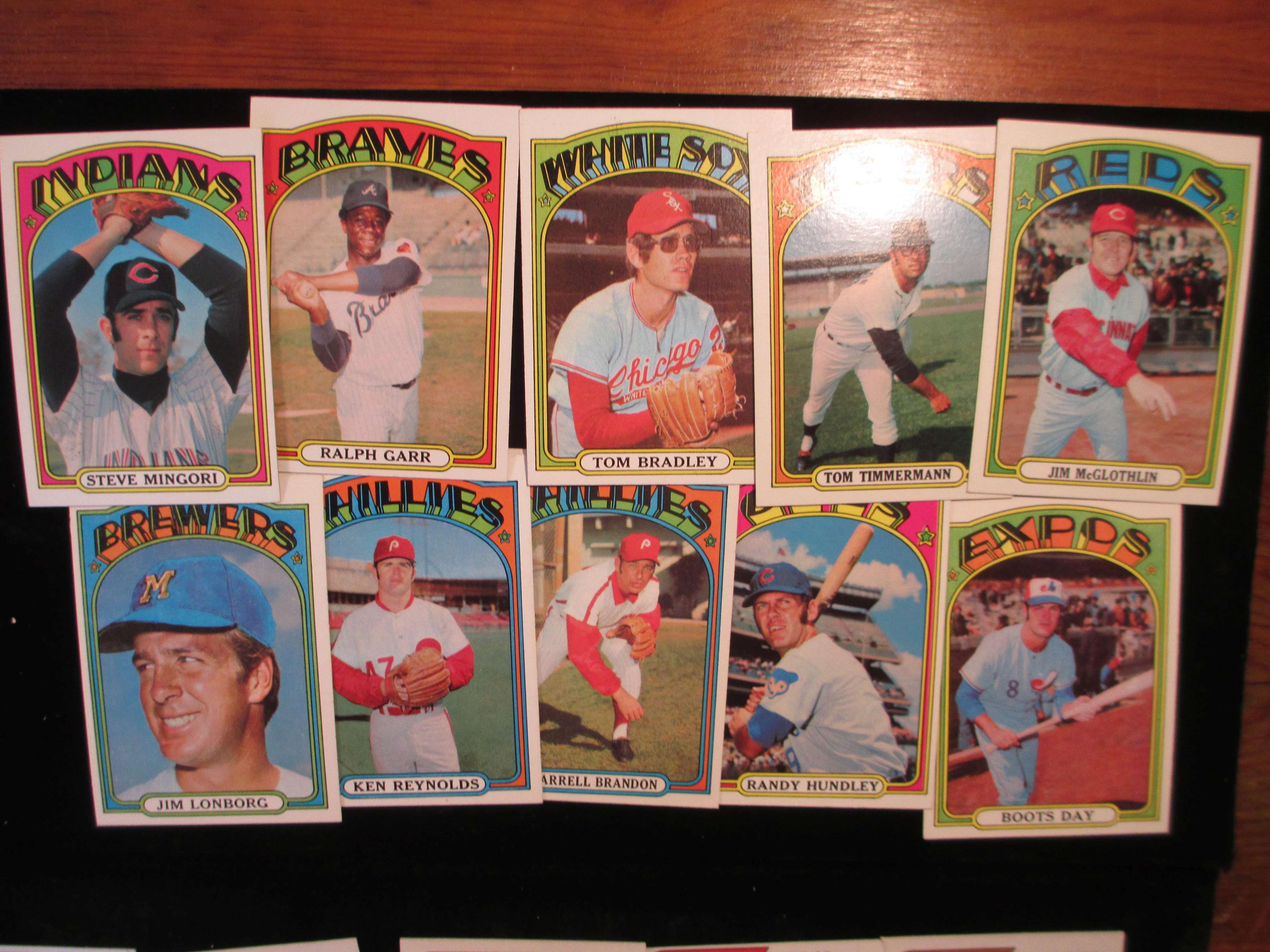 Vintage Topps Baseball Card Lot (10)