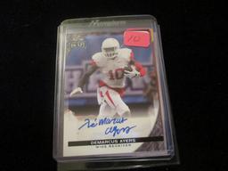 Demarcus Ayers Signiture Card