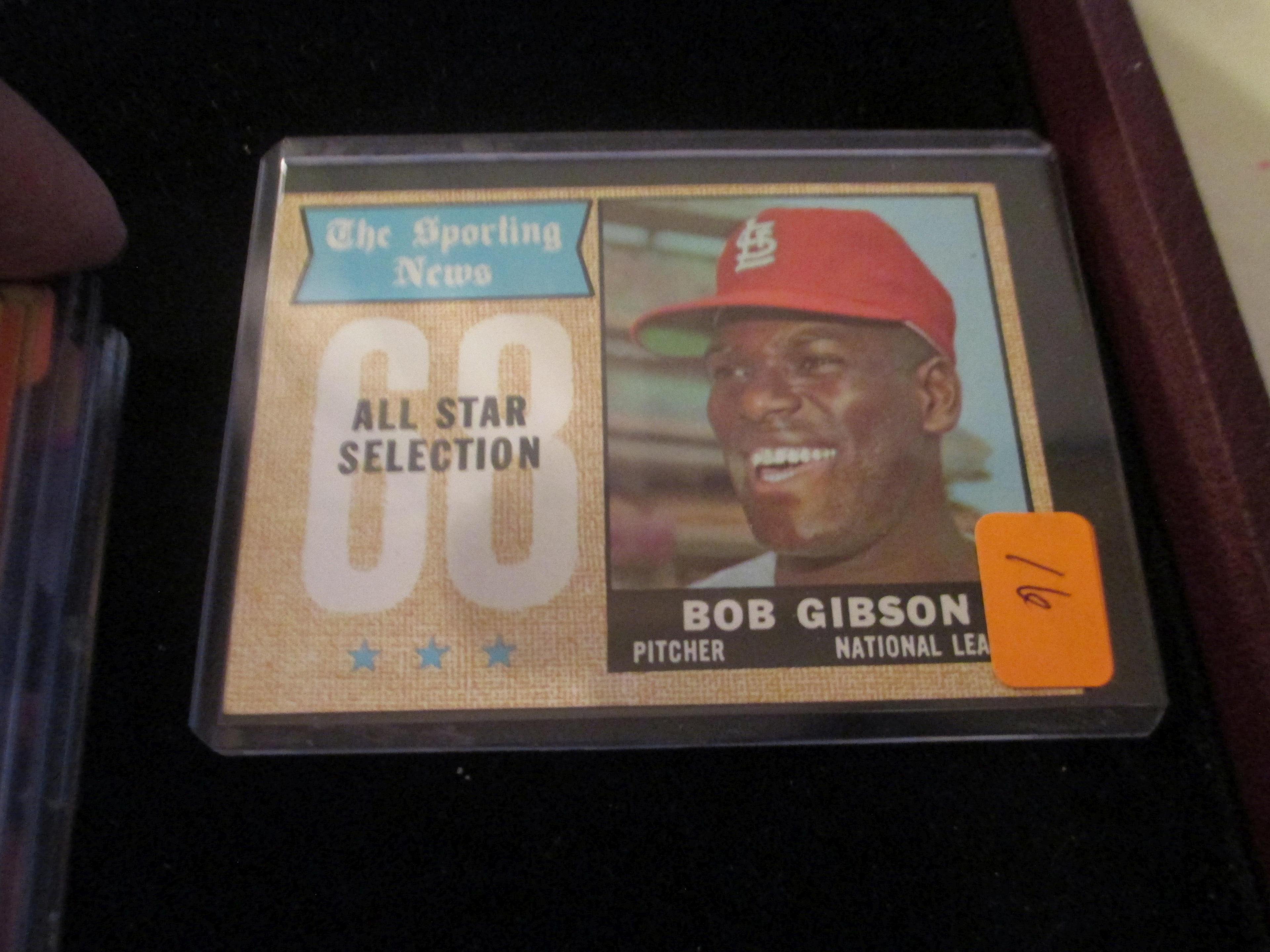 Bob Gibson Vintage Card