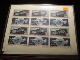 1975 Mint Uncut Cccp Stamp Sheet