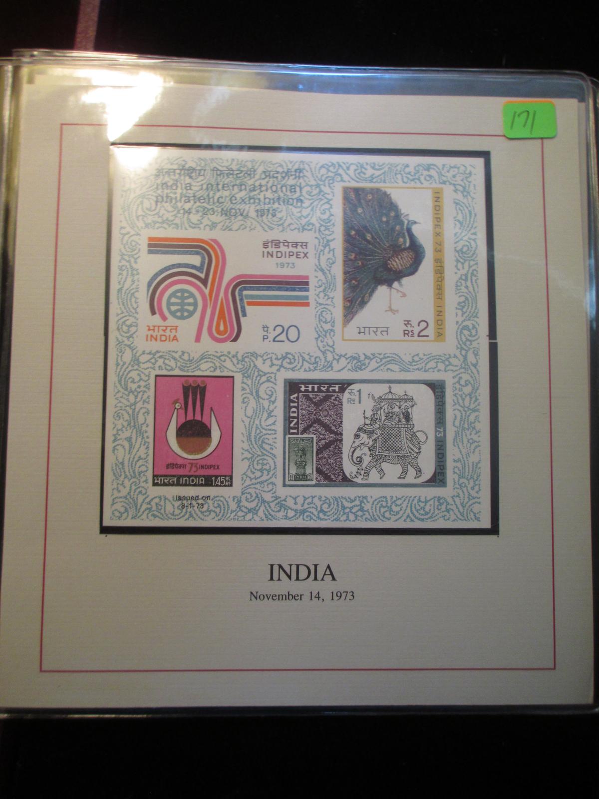 India Stamp On Page