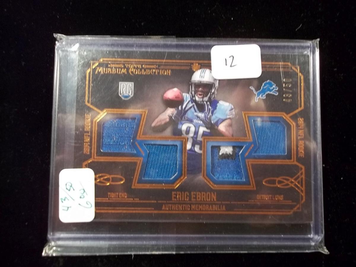 Eric Ebron Detroitlions Topps Museum Collection Rookie Patch Number 43/50