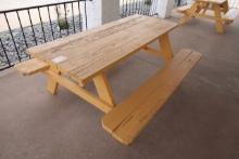 WOODEN PICNIC TABLE