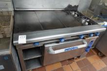 IMPERIAL GAS GRILL, TWO BURNER TOP W/OVEN