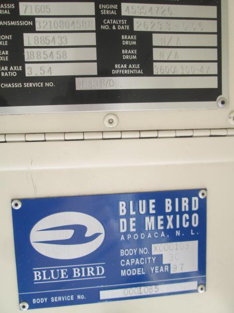 1997 BLUEBIRD TC1000