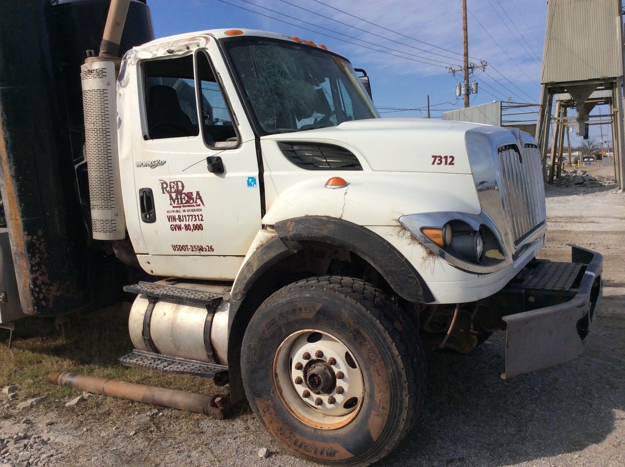 2011 INTERNATIONAL VACTOR HYDRO EXCAVATOR. DEALERS ONLY !!! WRECKED/PARTS