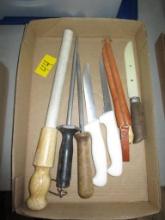 Knives and Sharpening Stone