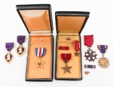 WWII - KOREAN WAR US ARMY NAMED MEDALS