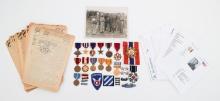 WWII US ARMY MAJOR GENERAL R. SOULE MEDAL GROUPING