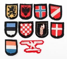 WWII GERMAN SS FOREIGN VOLUNTEER SLEEVE INSIGNIA