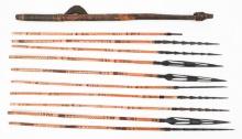 SOUTHEAST ASIAN FISHING SPEARS & THROWING POLE