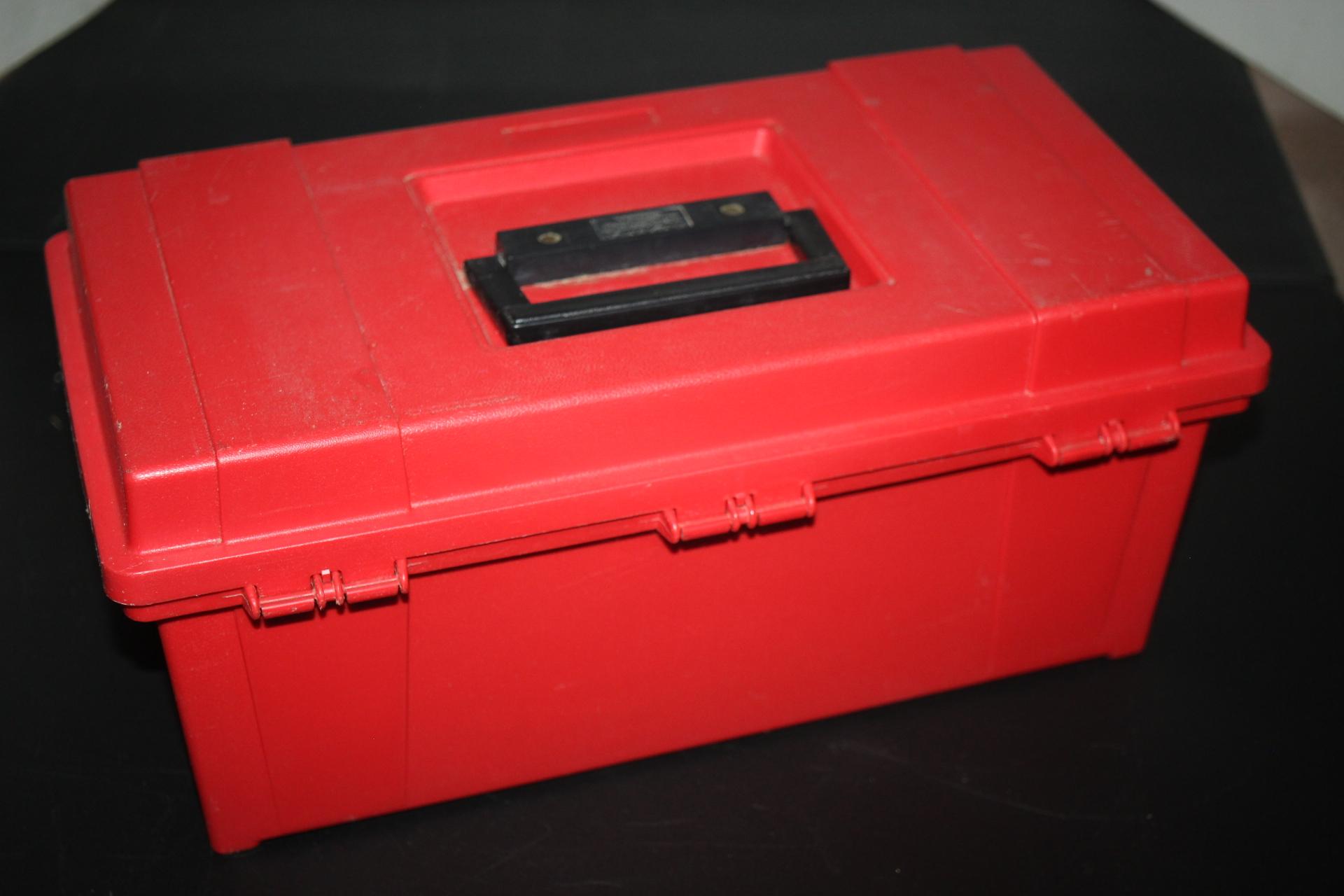 Plano Tool Box, Plastic, 16 1/2" x 8 1/2" x 7"