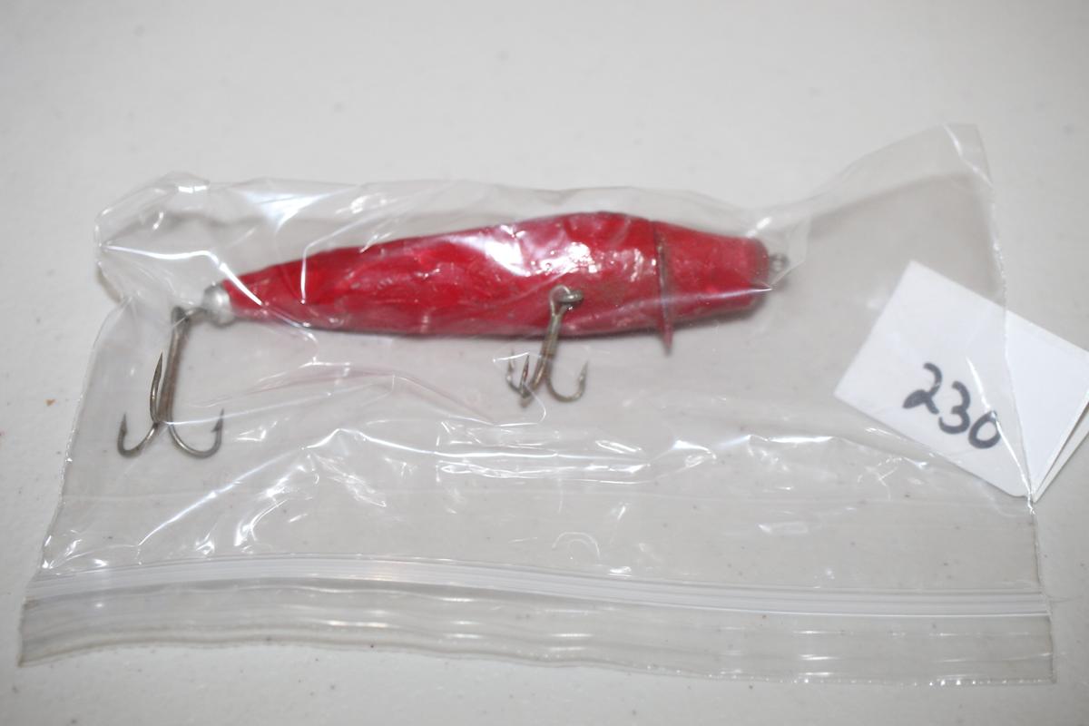 Wooden Fishing Lure, 4"