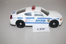 2010 Dodge Charger Die Cast NYPD Police Car, 1/32 Scale, #96343, Jada Toys