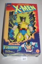 Wolverine X-Men Action Figure, NIB, Deluxe Edition, 10" Tall, 1995 Toy Biz, #48409, NIB