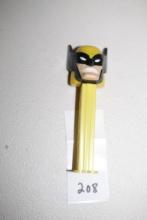 Wolverine X-Men Pez Dispenser, Plastic, 4 1/2"