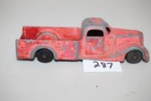 Vintage Tootsie Toy Truck, Metal, 5 1/2"