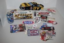 Assorted Racing Memorabilia, Photos, Stickers, Cards, Patch, Ticket Stub, Misc.