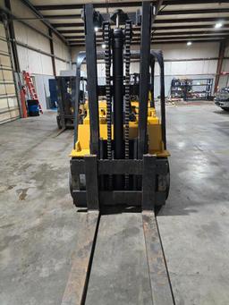 Caterpillar 12,500-LB. Capacity Forklift, Model 125D, LPG, Cushion Tires, 2-Stage, 94-3/4" Lowered,
