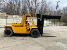 Caterpillar 30,000-LB. Capacity Forklift, Model V300B, S/N 72Y1076, Diesel, Dual Drive Solid