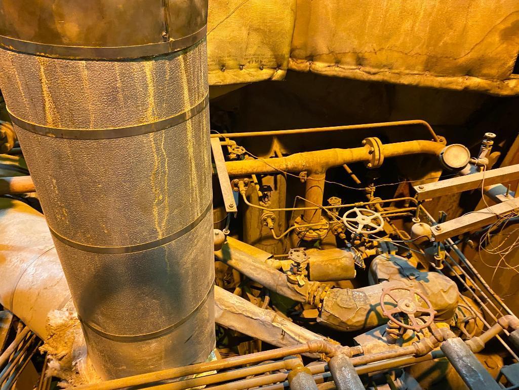 Dresser Rand 63,700 KW Condensing Steam Turbine w/ Generator, S/N 37885, Inlet Steam Conditions