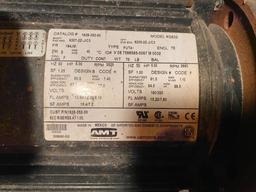 AMT 5 HP Electric Motor w/ Pump, 208-230/460 V, 60 Hz, 190/380 V, 50 Hz, 3520/2880 RPM, Model DS32