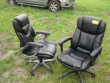2 Black Tash Chairs