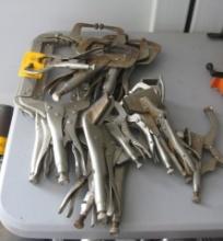 Large Selection of Quick Clamps Approx. (16)