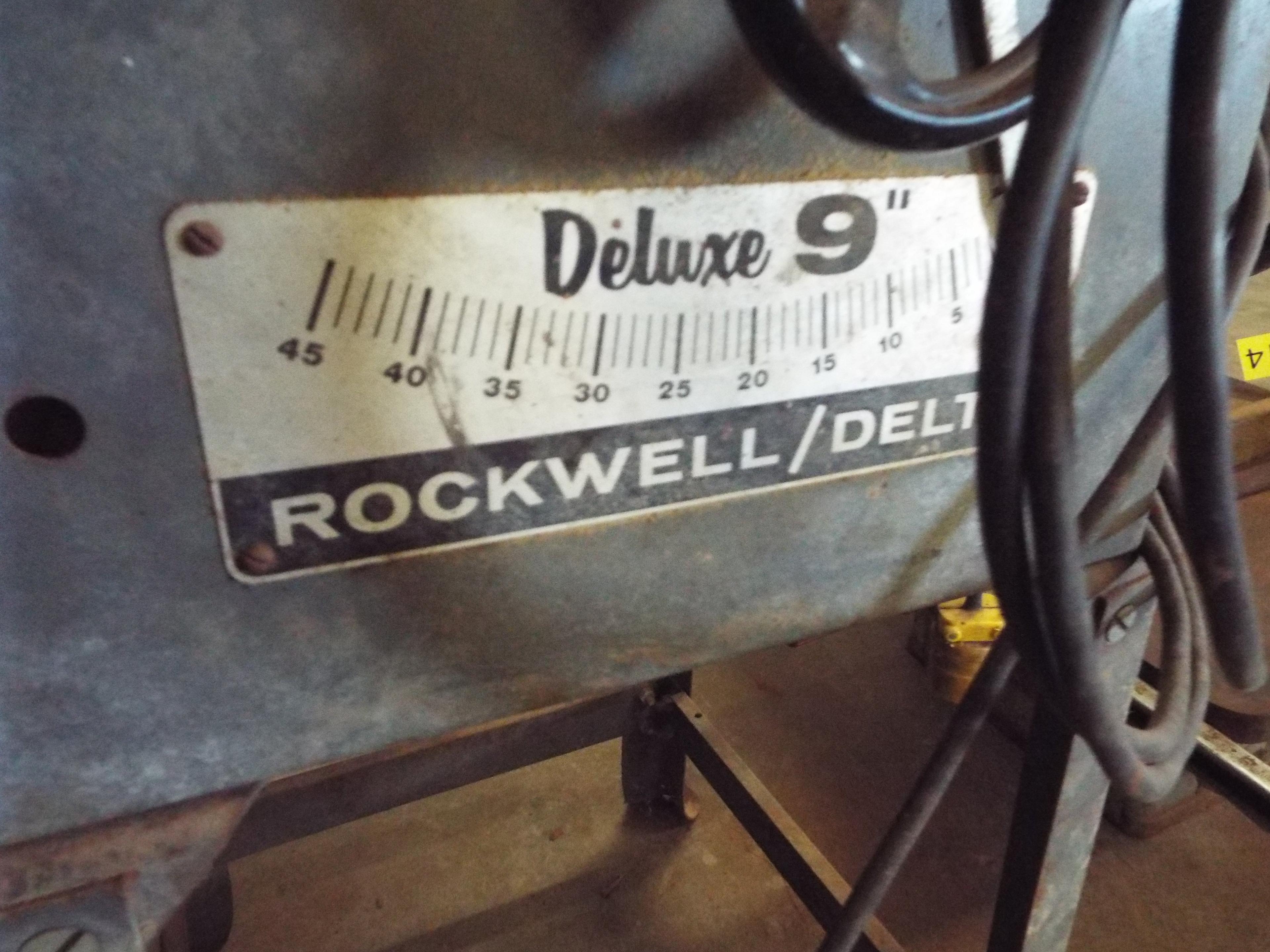 Rockwell Delta 9" table saw, works good