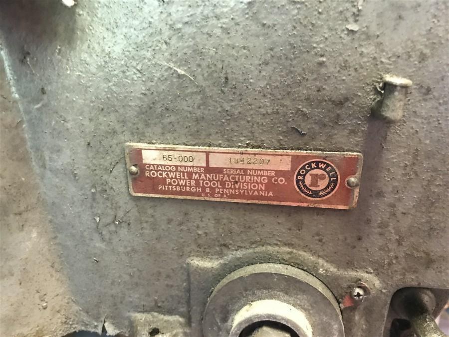 Antique Rockwell Drill Press Machine