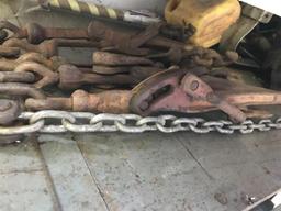 Cargo Tie Down Chains Lot