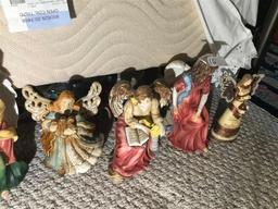 Group Lot of Decorative Angels