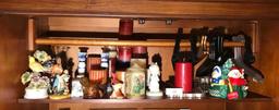 Shelf Lot Assorted Decorative Items