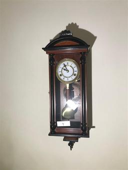 Wind up Wall Clock w/Chime