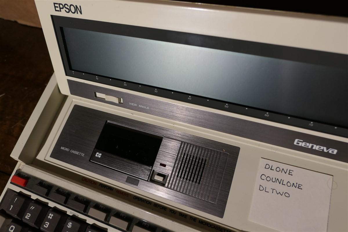 Vintage Epson Laptop Computer