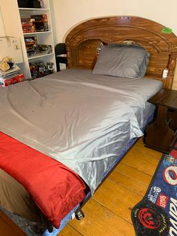 Queen Bed with Mattress Dresser & Wardrobe and more