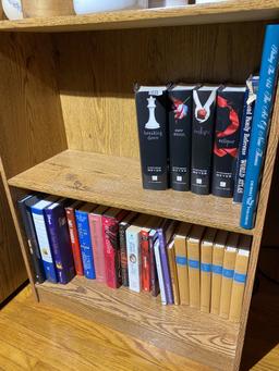 Group of books including Twilight series