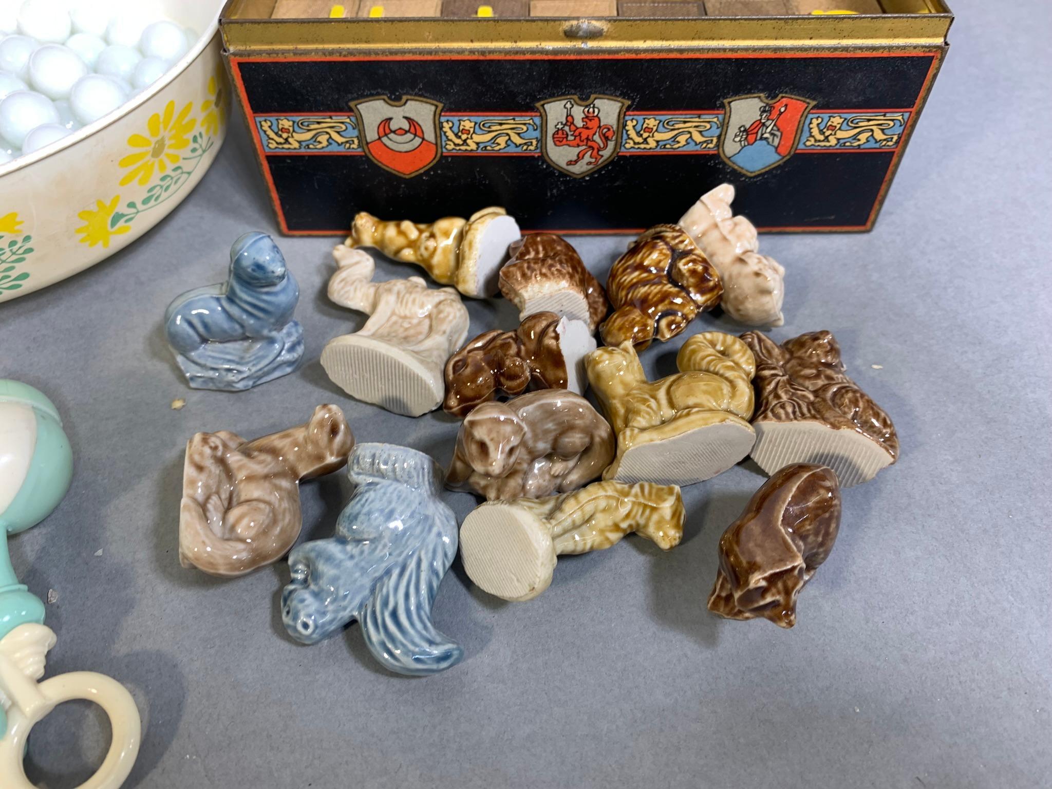 Vintage Dominos, Baby Rattles, Playing Cards & More