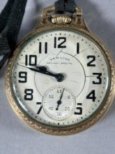 Hamilton Railway Special Pocket Watch Runs 992B 16 size 21H